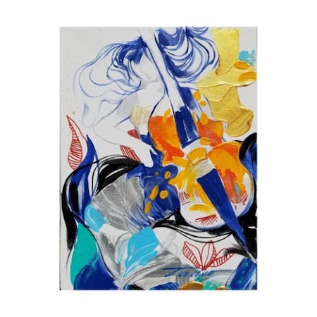 Tadeo Zavaleta 'Viola Lesson' Canvas Art,35x47
